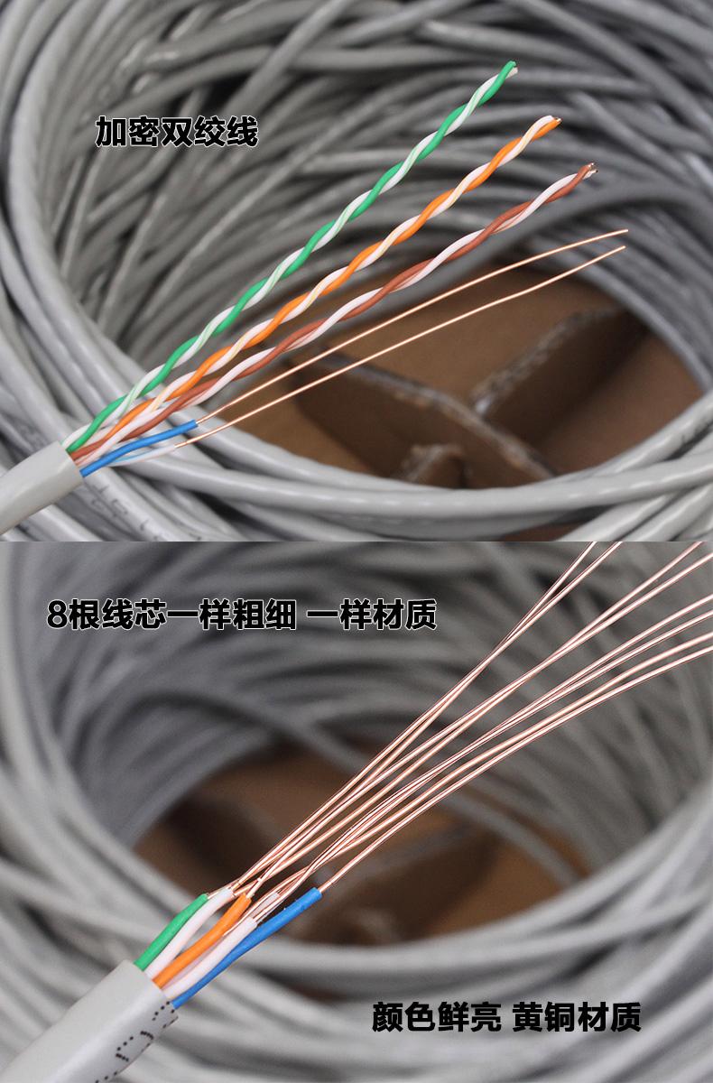 全面解析包郵超五類純銅網線 0.5全銅8芯網絡線在電腦寬帶與監控系統中的核心應用